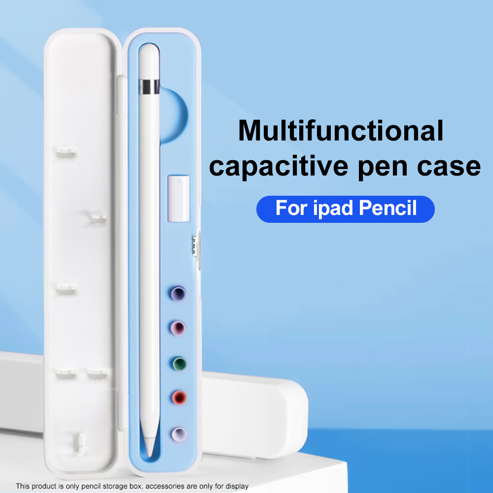 Tablet Accessories For Students - حافظة تخزين لقلم أبل، صندوق واقٍ