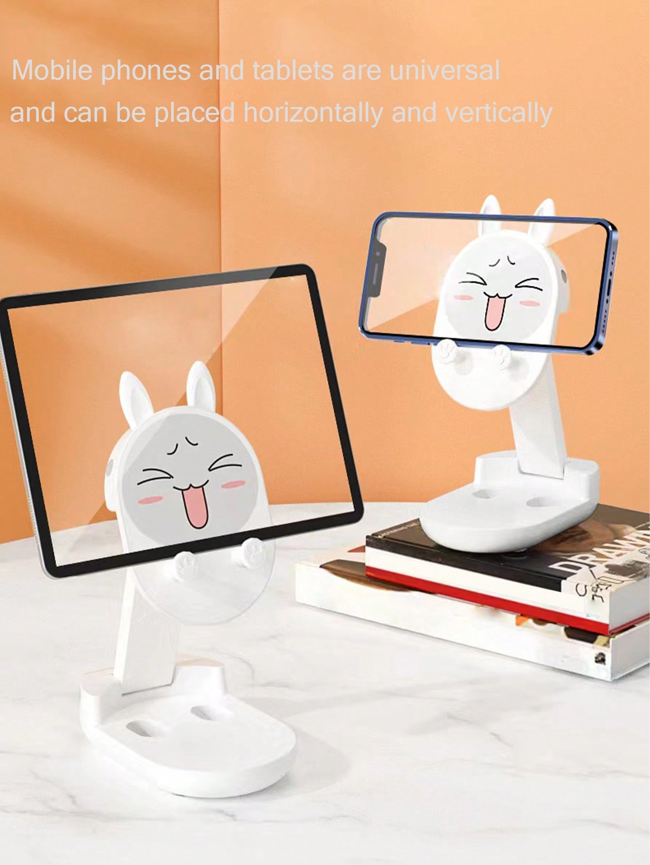Tablet Accessories For Students - حامل هاتف مكتبي بتصميم كرتوني لطيف،
