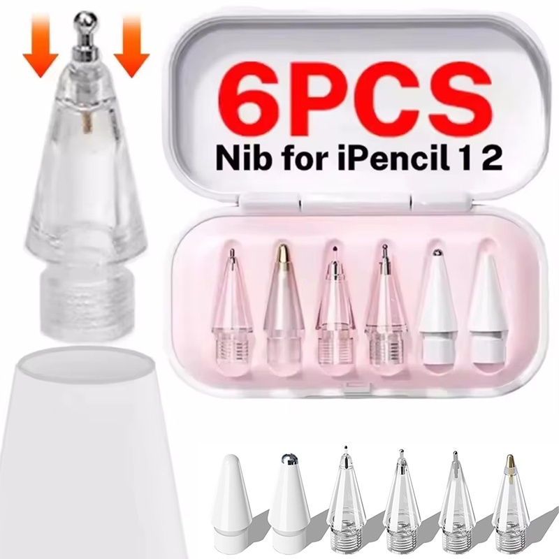 Tablet Drawing Accessories - 6 قطع من رؤوس أقلام ستايلس