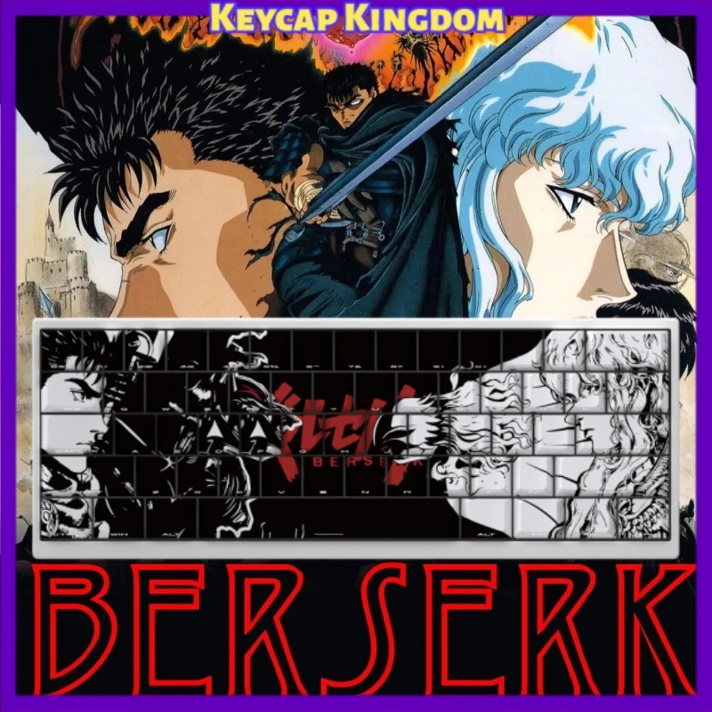 Tablet Accessories For Gaming - أغطية مفاتيح بتصميم BERSERK للوحة المفاتيح