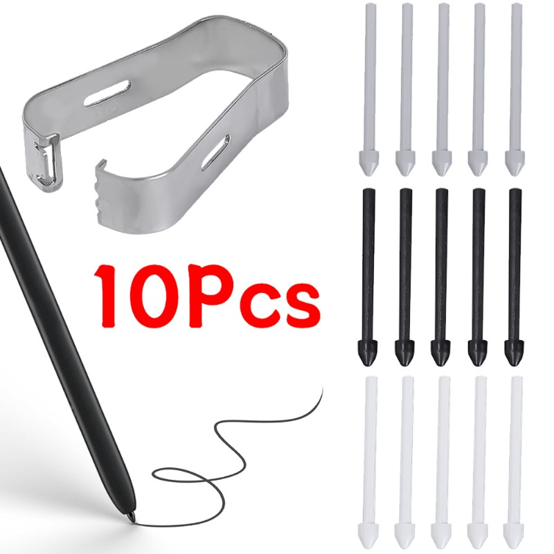 قلم لمس بديل طرف مع مشبك معدني - مراجعة Samsung Tablet Accessories Pen وسعره