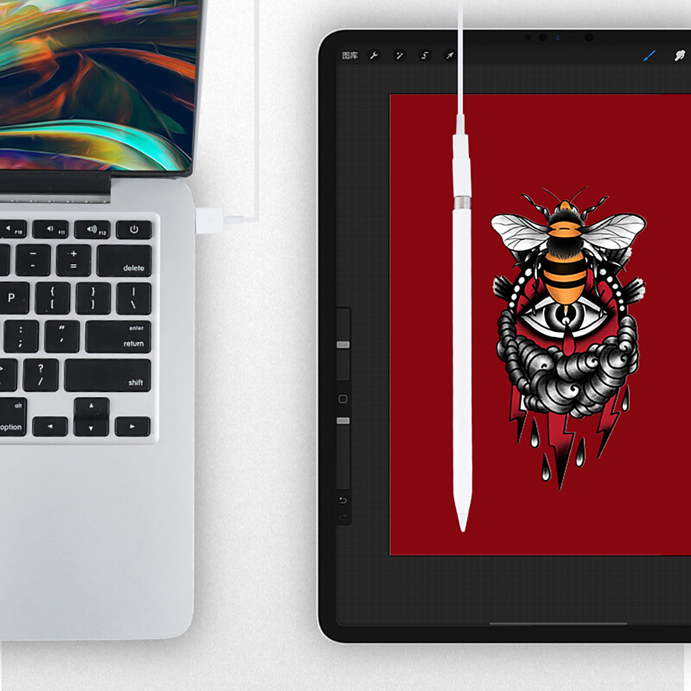 شاحن موصل لأقلام أبل التي تعمل - مراجعة Pen Tablet Accessories وسعره