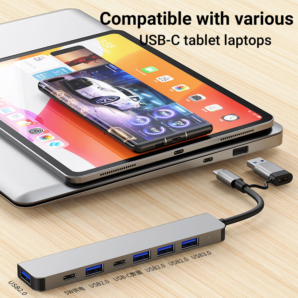 محطة إرساء USB-C و USB ثنائية  - مراجعة Tablet Accessories For Students وسعره