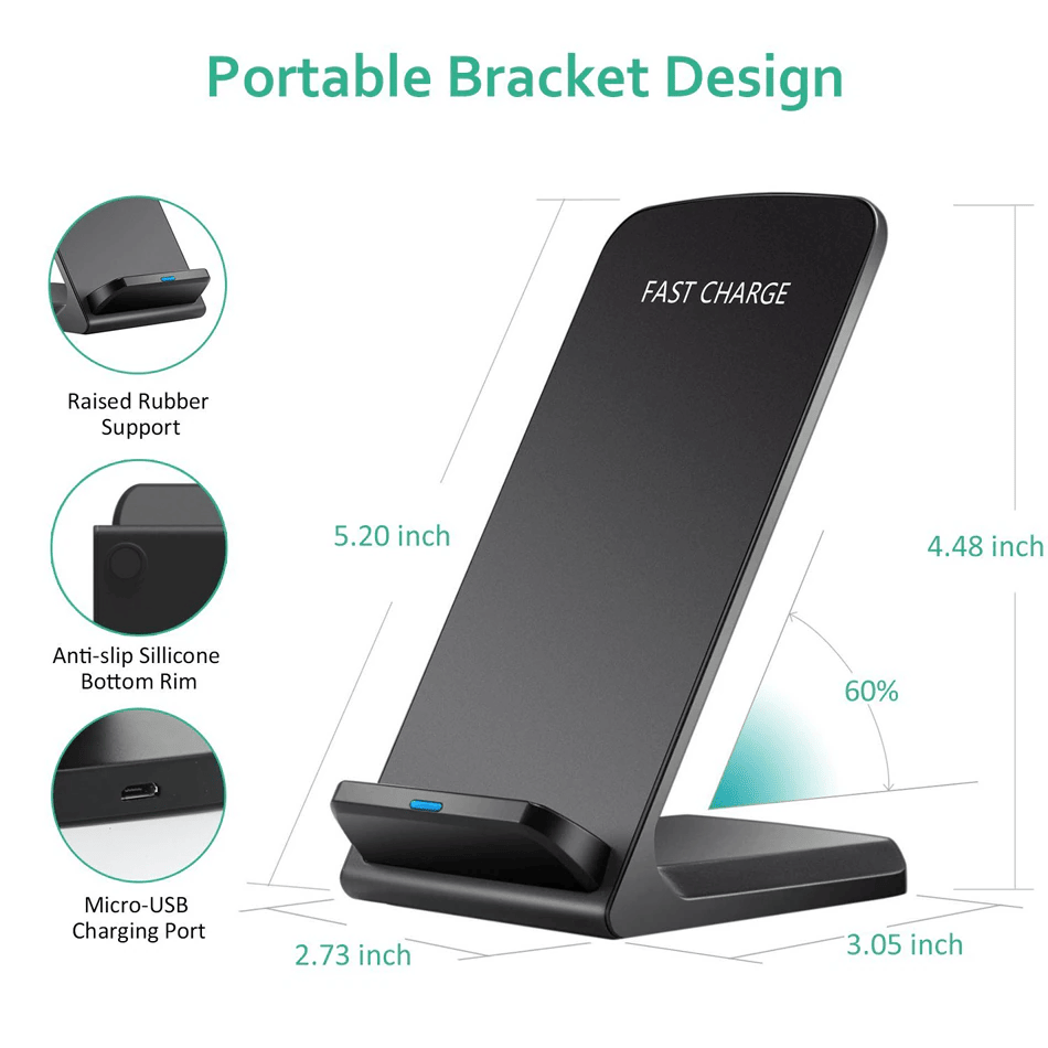 شاحن لاسلكي سريع بتقنية Qi مع  - مراجعة Wireless Charging Pad وسعره