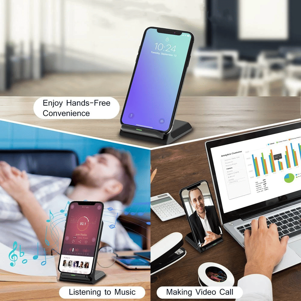 شاحن لاسلكي سريع بتقنية Qi مع  - مراجعة Wireless Charging Pad وسعره