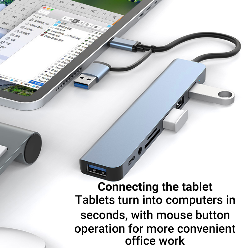 محطة إرساء USB ثنائية الرأس 9  - مراجعة Tablet Accessories For Students وسعره